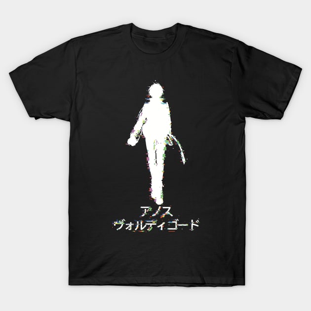 Anos Voldigoad or Demon King of Tyranny The Misfit of Demon King Academy / Maou Gakuin no Futekigousha Season 2 Anime Boy Characters Silhouette Glitch TMODKA-3 T-Shirt by Animangapoi